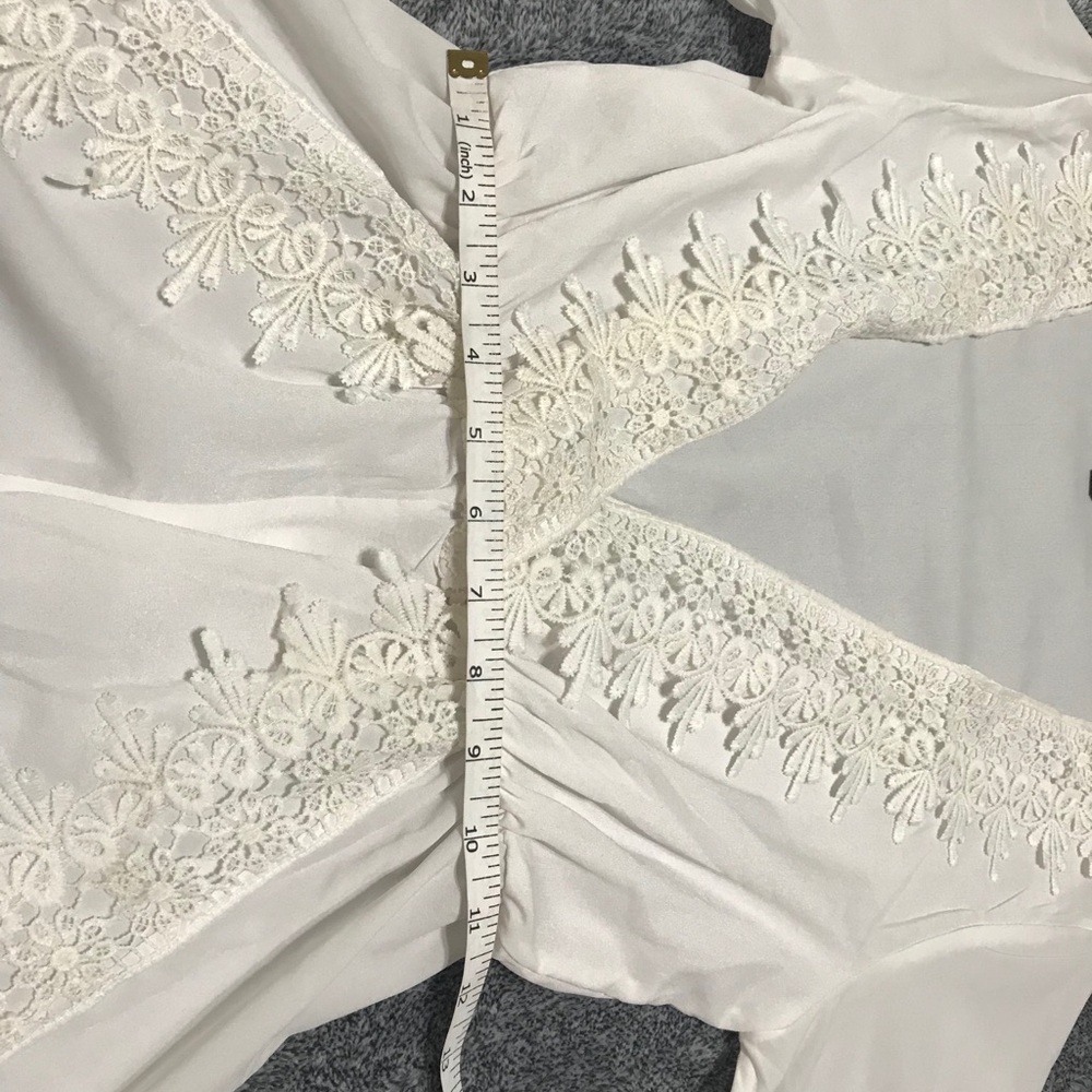 ๐ค WHITE BOHO CHIC ROMPER SHORTS ๐ค - Picture 11 of 13